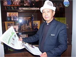 Кыргызы в Чечне проводят экологическую акцию «Посади свое дерево!»