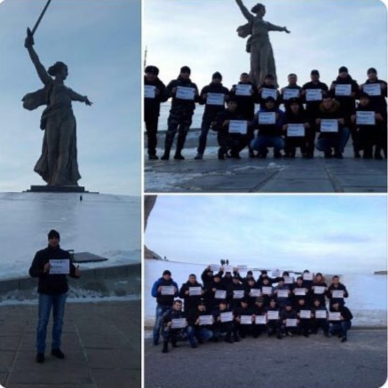 Волгоградские студенты поддержали Рамзана Кадырова