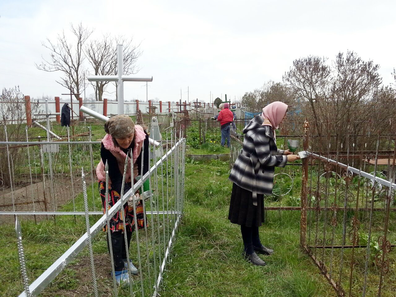 Погода ст первомайская. Чечня Алпатово. Алпатово Наурский район. Ст Николаевская Наурского района. Кладбище ст Наурская.