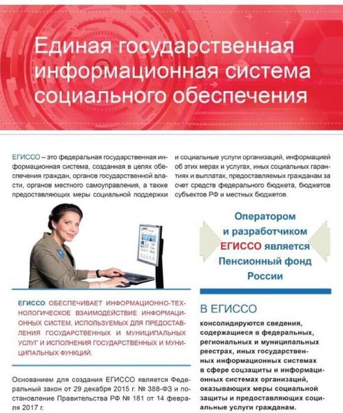 В новом году в России начнет работать Единая государственная информационная  система социального обеспечения | Информационное агентство "Грозный-Информ"