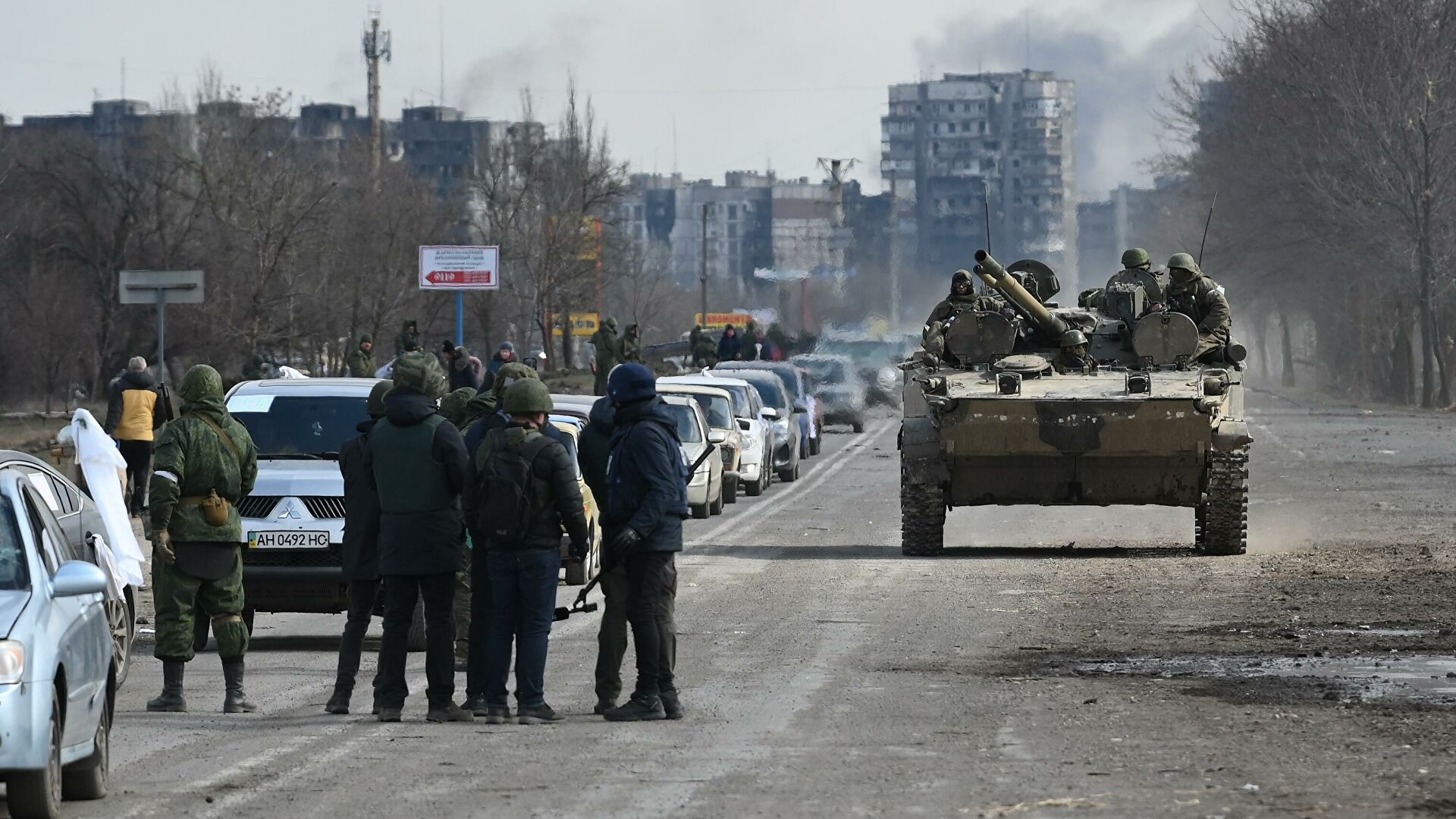 Чеченские бойцы освободили здание администрации Мариуполя | 24.03.2022 |  Грозный - БезФормата